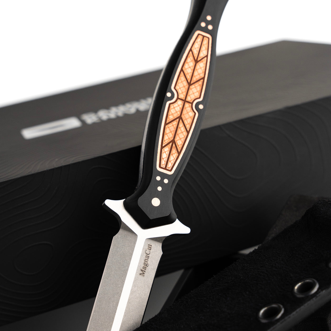 Custom Copper Inlay FKX Dagger