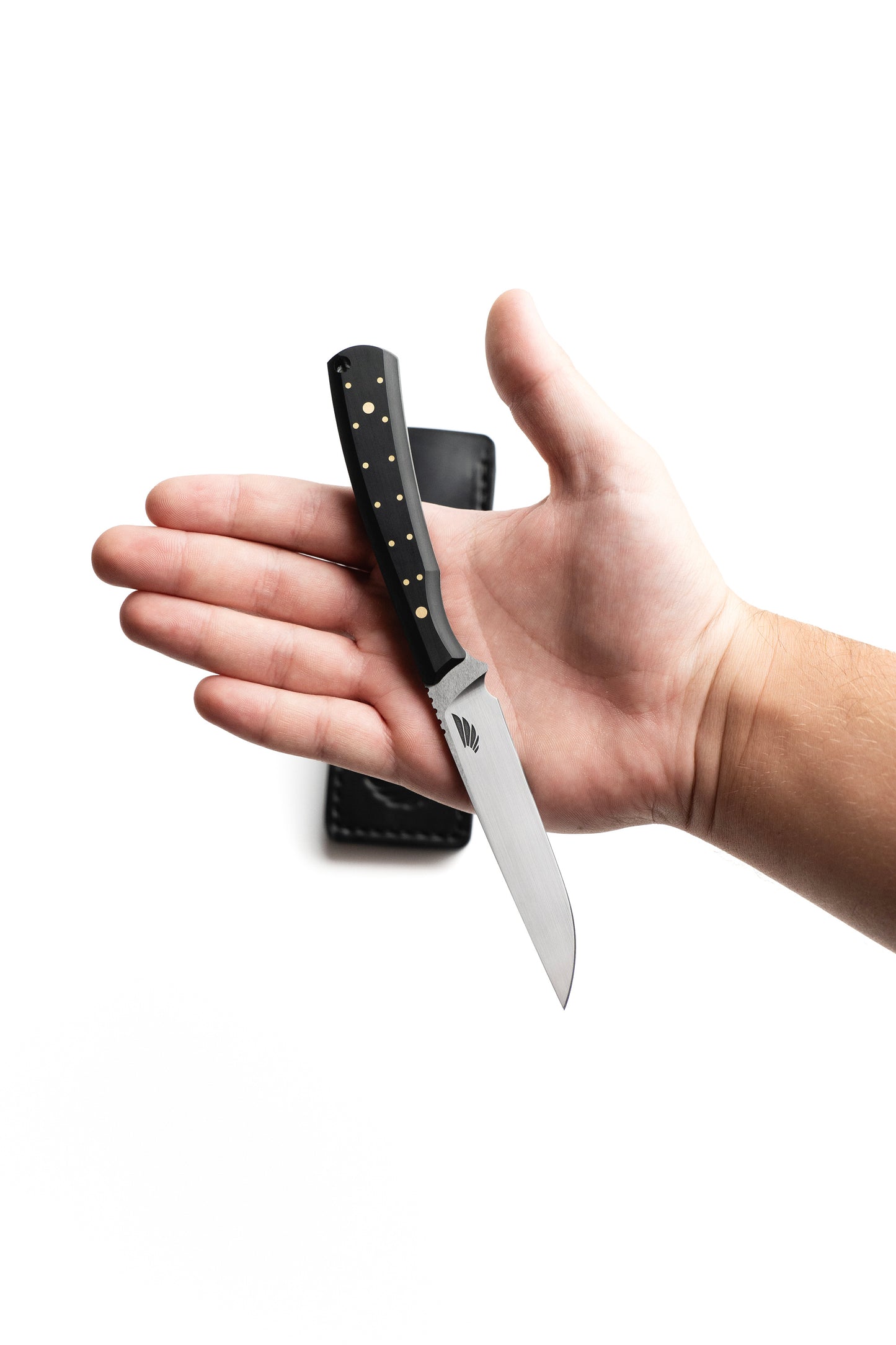 Custom Black Paper Micarta Espina