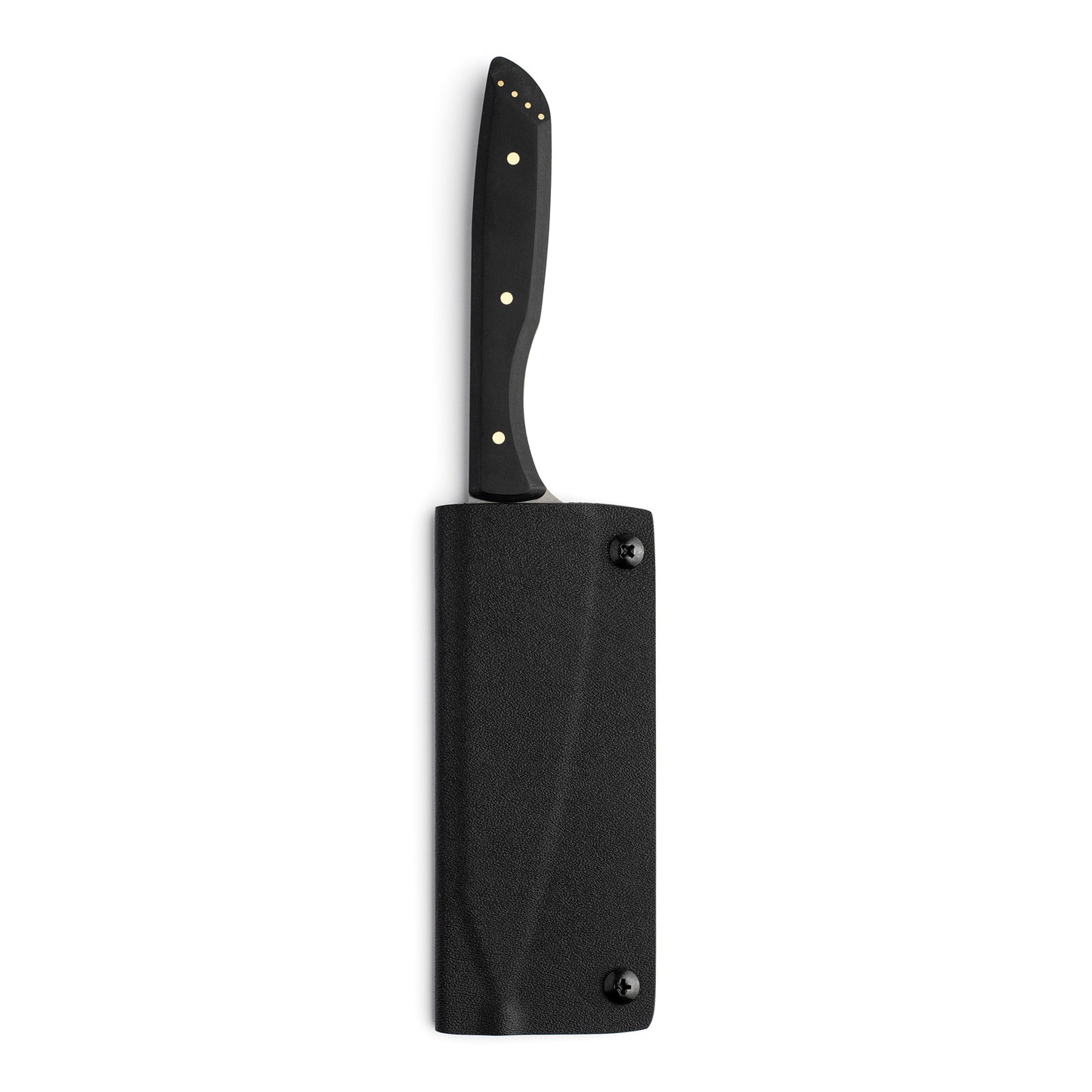 Custom Petty Knife Black Paper Micarta