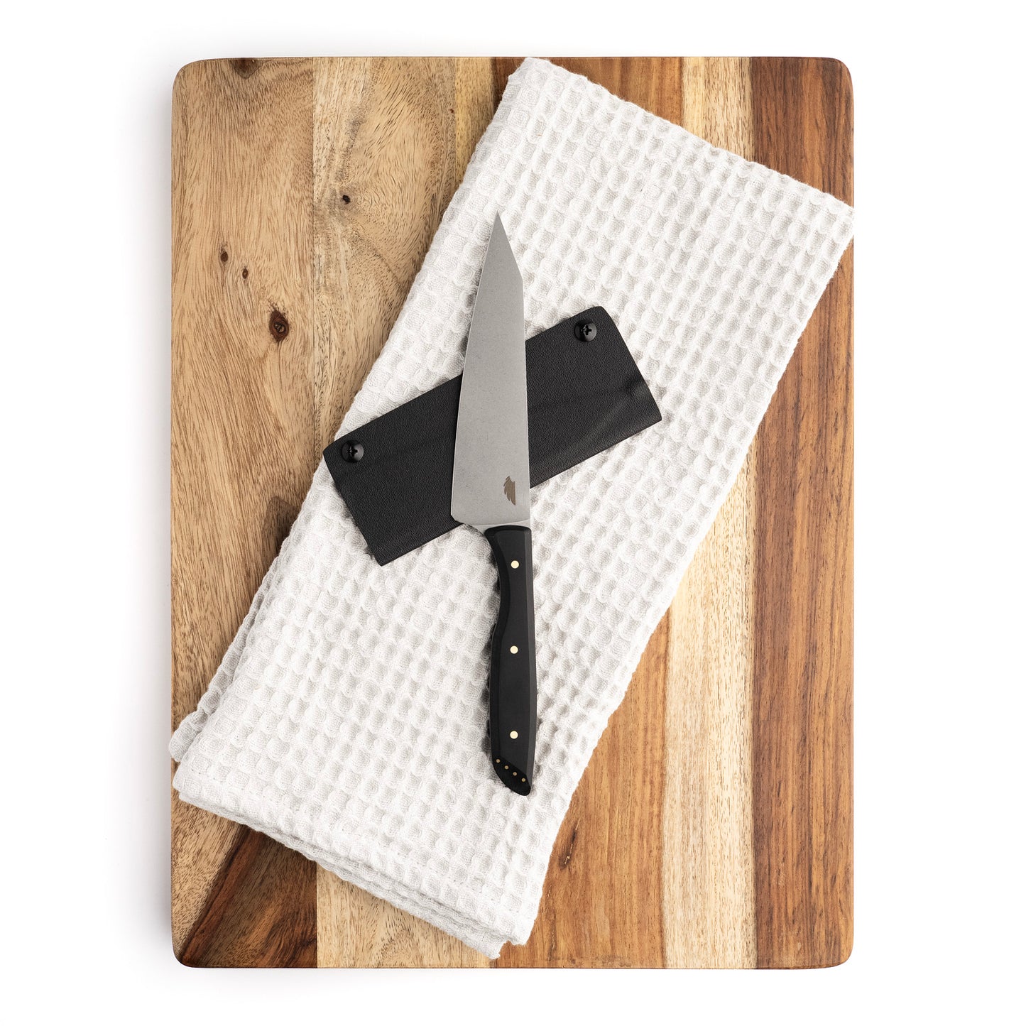Custom Petty Knife Black Paper Micarta