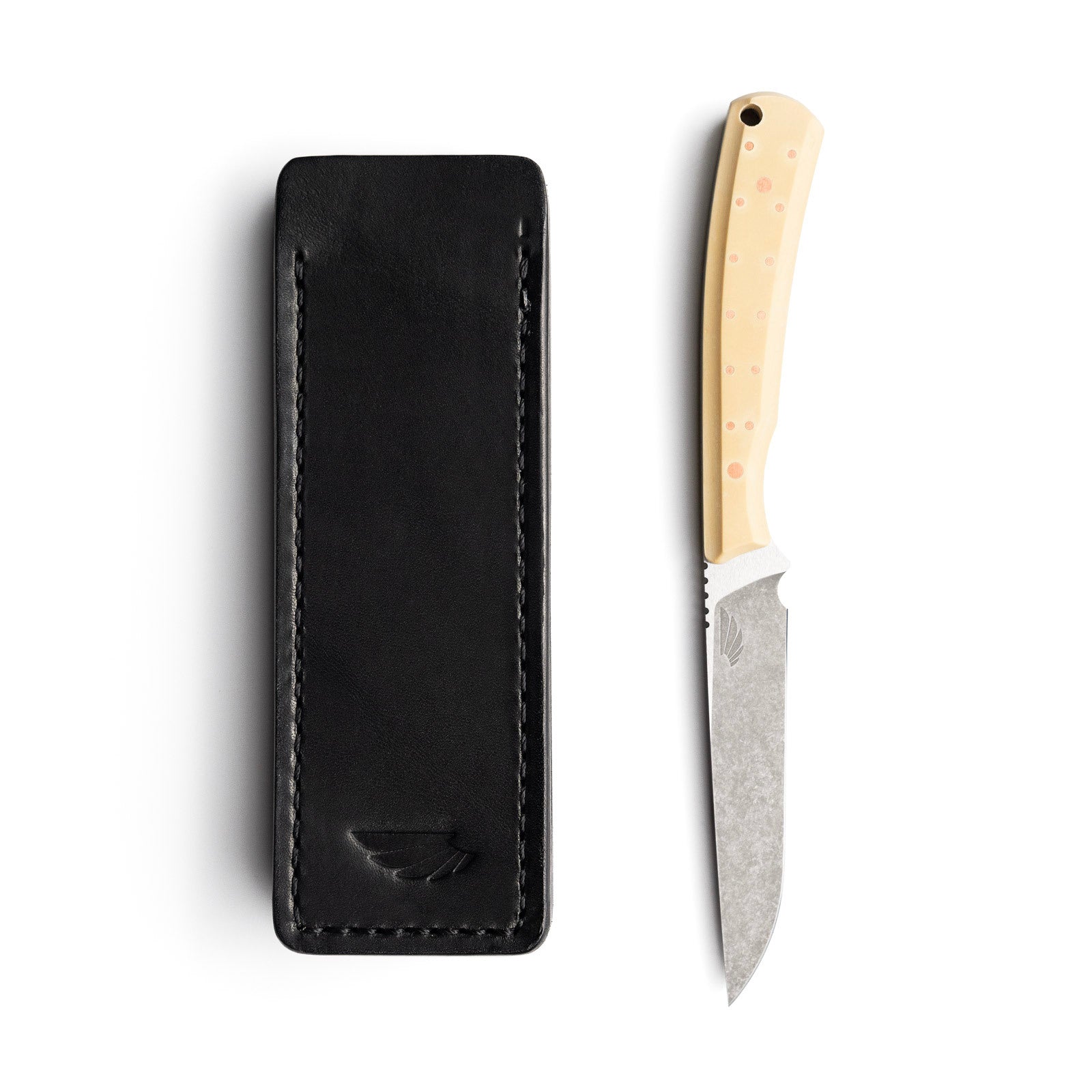 Custom Antique Ivory Paper Micarta Espina
