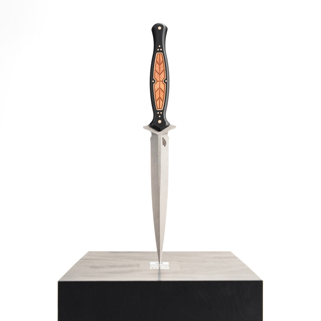 Custom Copper Inlay FKX Dagger