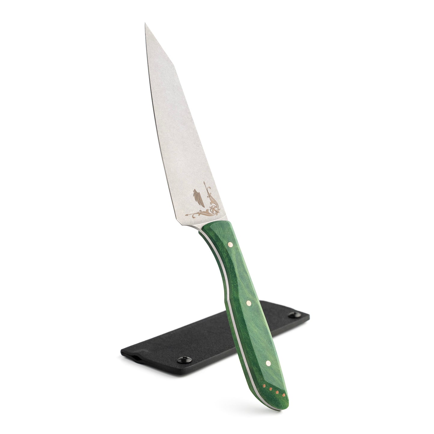 Custom Petty Knife Jade Maple