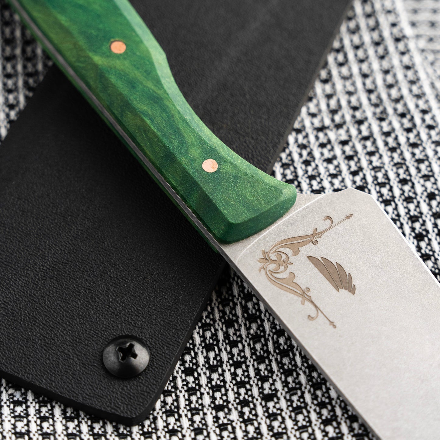 Custom Petty Knife Jade Maple