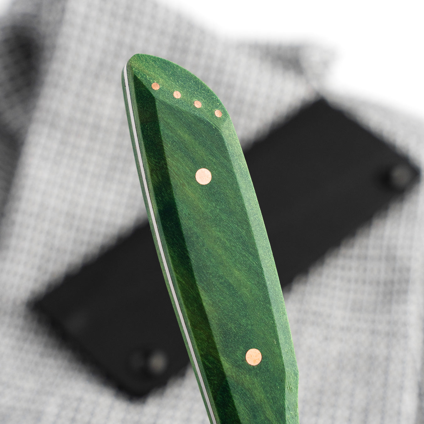 Custom Petty Knife Jade Maple