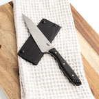 Custom Black Paper Micarta Petty Knife