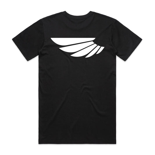 Wings Logo Tee - Black